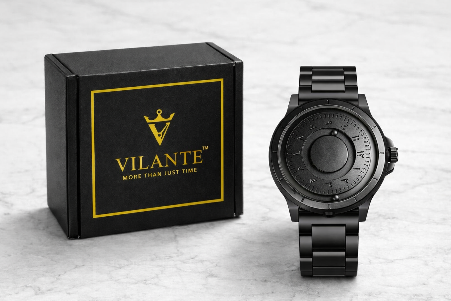 VILANTE Orbis Collection – Magnetic Ball Edition (Arabic Dial)