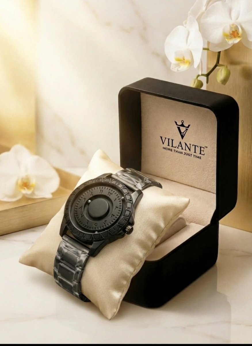 VILANTE Orbis Collection – Magnetic Ball Edition (Arabic Dial)