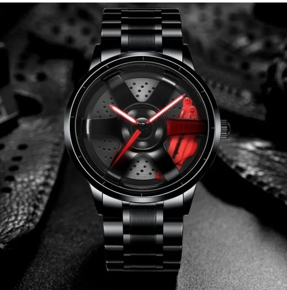 Vilante Velocity Edition – Luxury Sport Watch with Red Disc Brake Dial
