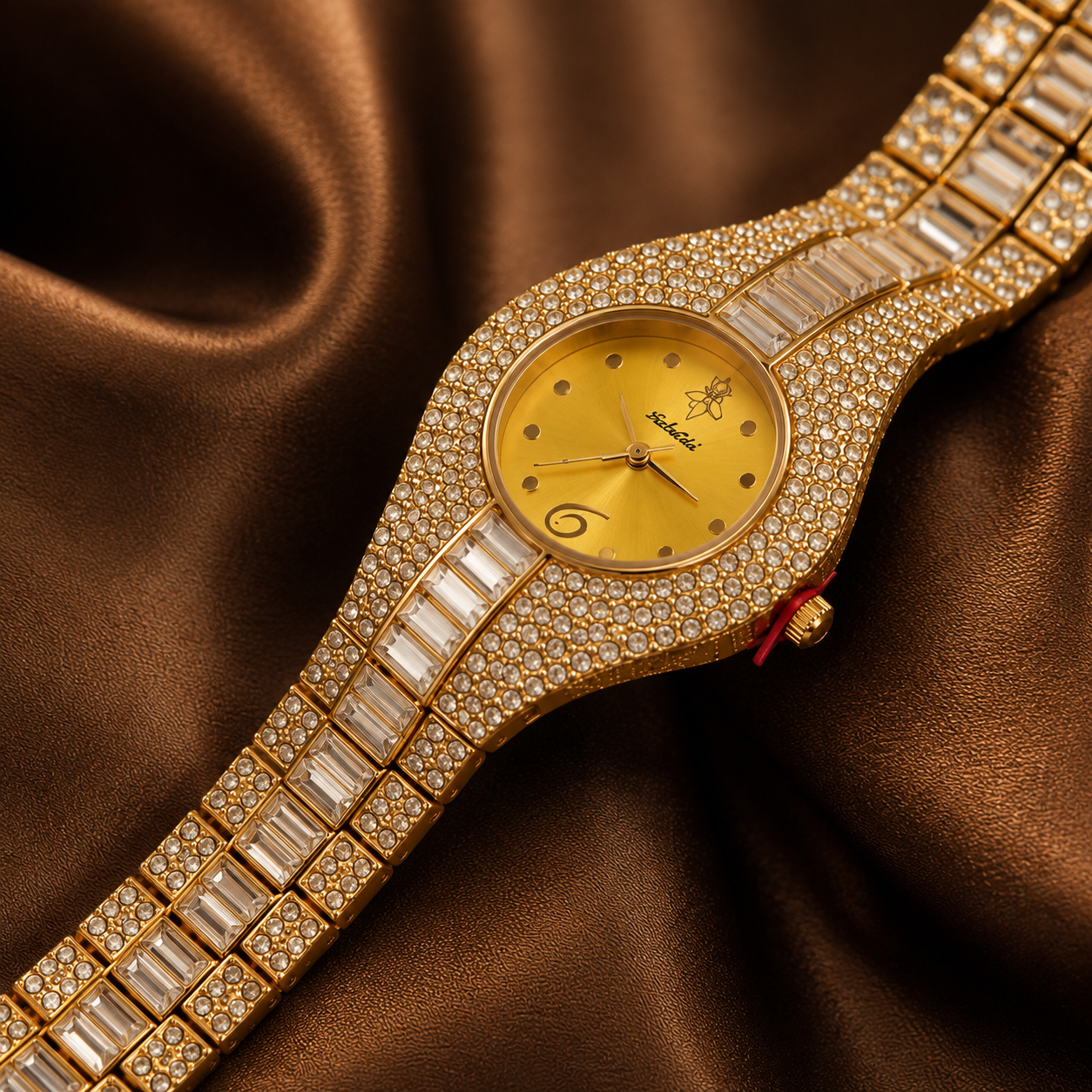 Vilante- Women’s Luxe Gold mommy Watch