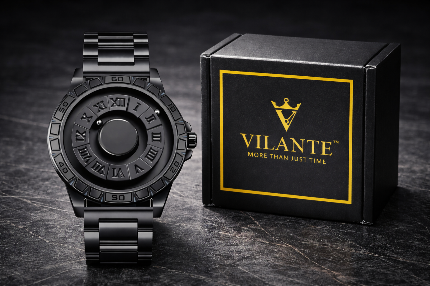 VILANTE Orbis Collection – Magnetic Ball Edition (Roman Dial)